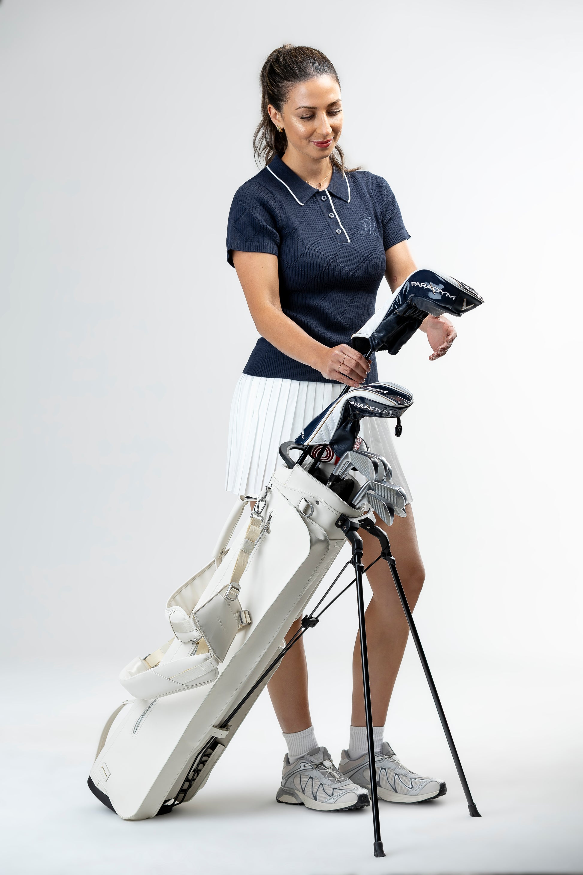 AVGAR Cream Links Golf Bag white product detail