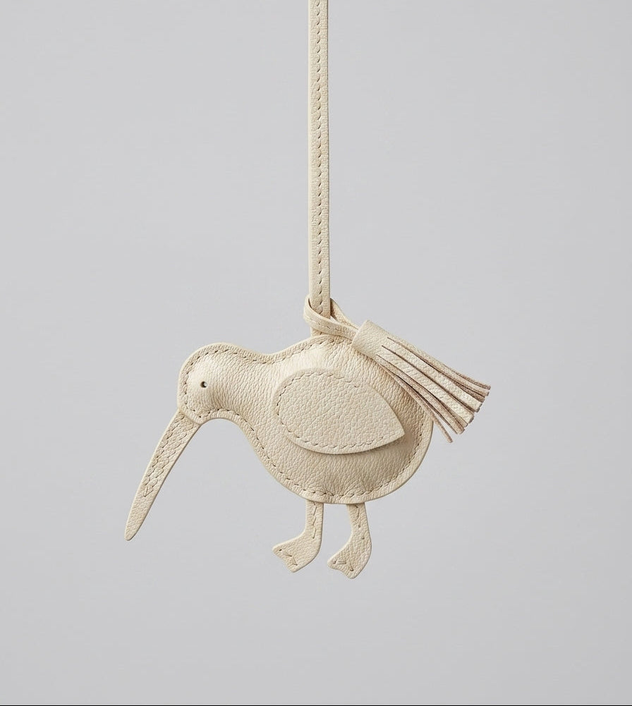 The KIWI Amulet – Leather Bag Charm