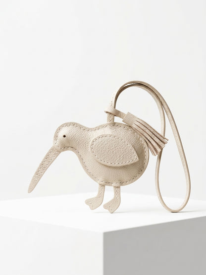 KIWI Leather Bag Charm