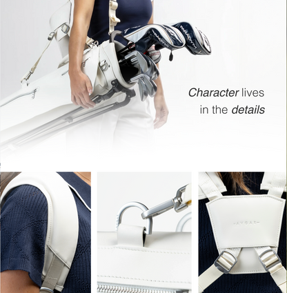 AVGAR Cream Links Golf Bag white product detail
