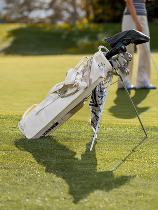 Cream LINKS standing on the fairway