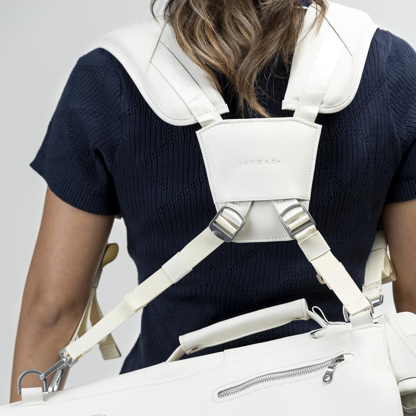 AVGAR Cream Links Golf Bag white product detail