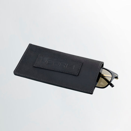 Estuche de cuero para gafas de sol